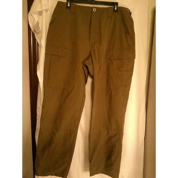CQR Tactical Cargo Pants Brown‎ Outdoor Hiking Camping Military Style - Picture 1 of 5